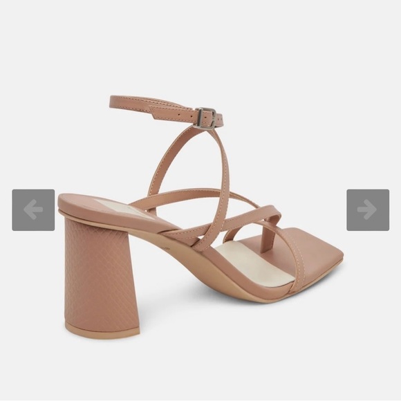 Dolce Vita Paroo heels in Cafe Leather - Picture 3 of 7